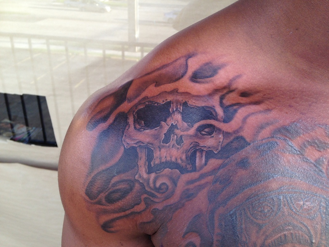 Realism Portrait Tattoo by Lucky